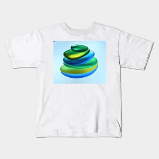 Glass Stone Beach Kids T-Shirt